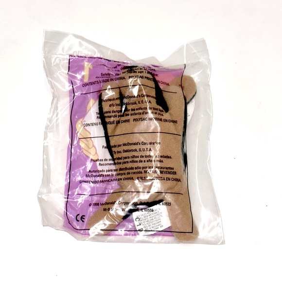 DOBY the Doberman - 1998 McDonalds Ty Beanie Baby dog SEALED - Picture 3 of 3